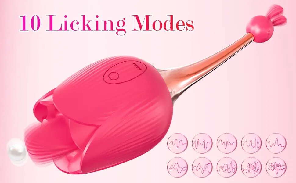 Roselle Tendril rose toy — full product view showing its shape and controls