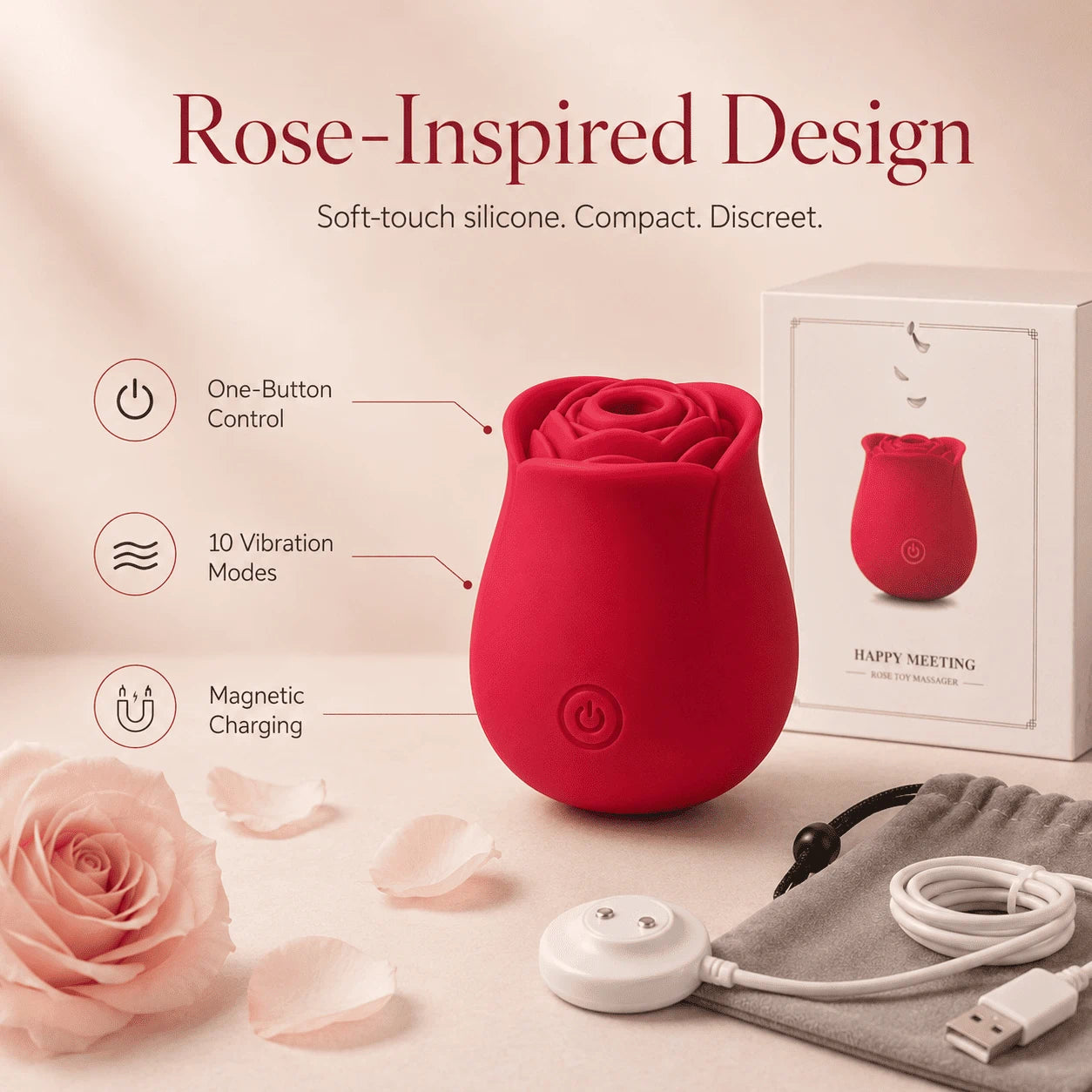 Roselle Classic Rose Toy with retail box